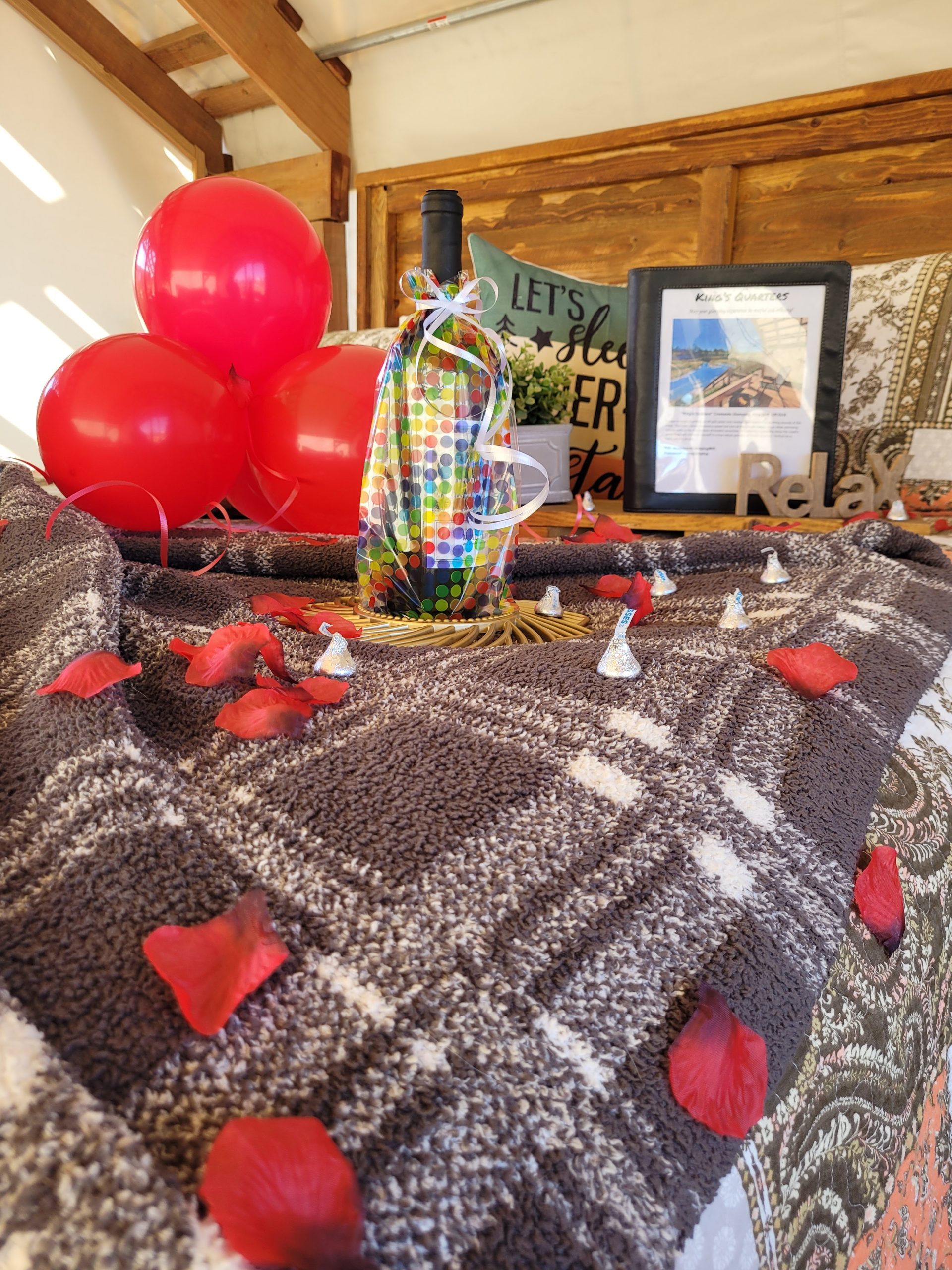 Monument Glamping | Celebration Setups at Monument Glamping — Staged by a Local High Schooler Who Loves the Work