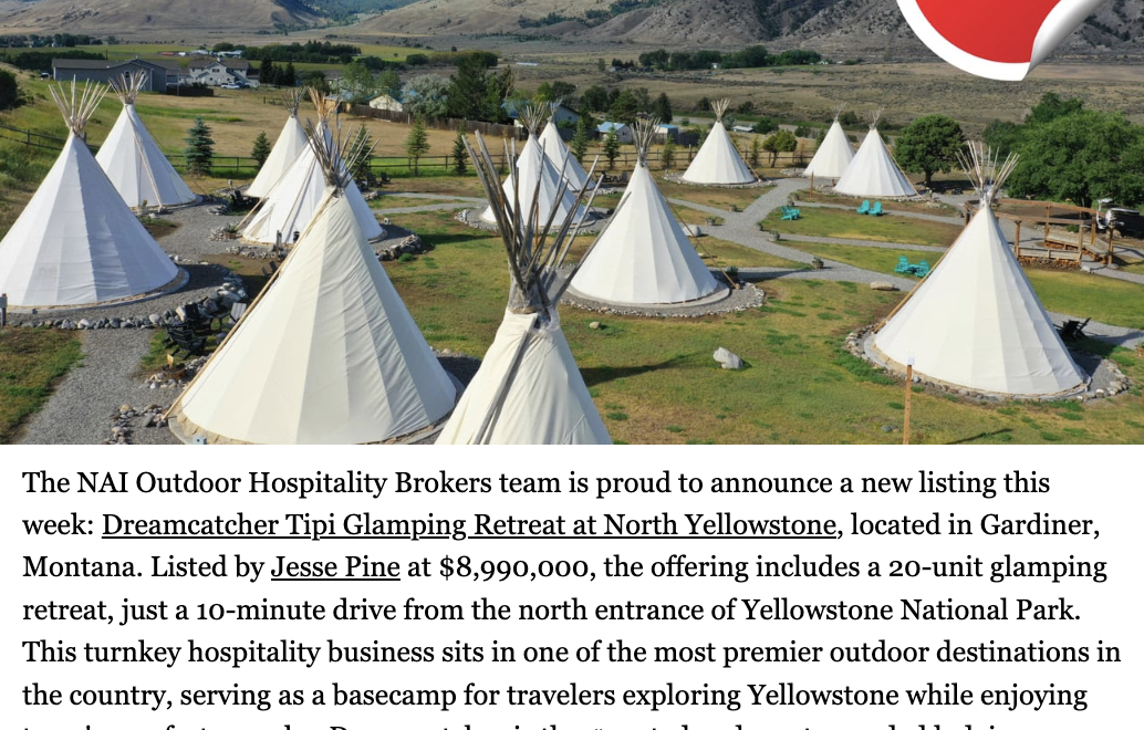 Monument Glamping | What a $9 Million Yellowstone Glamping Listing Taught Us About Location — and Honest Pricing Monument Glamping | What a $9 Million Yellowstone Glamping Listing Taught Us About Location — and Honest Pricing